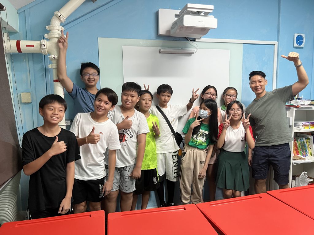PSLE students at Stepping Stones Learning Centre.